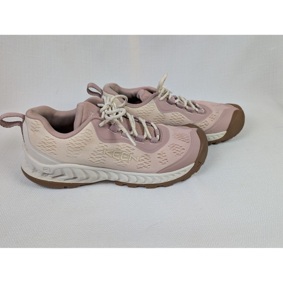 Keen NXIS Speed Hiking Shoes Womens 7 Pink Blush Fawn Trail Sneaker 1027203 - Picture 2 of 8